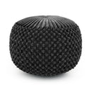 Renee - Handcrafted Round Pouf by Unique Piece Furniture