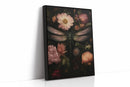 Dragonfly Among Midnight Blossoms
