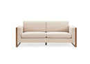 Modern 3-Seater Sofa With Solid Wood Legs