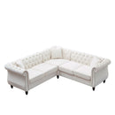 Streamline Modern L-Shaped Corner Sofa by HouseOfZazla