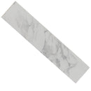 Engineered Marble Stone Bathroom Sink Side Splash - Bianco Carrara Wenato by HouseOfZazla