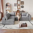 Cloud Sofa - 99*103" Corduroy Fabric