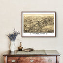 Vintage Map of Dalton, Massachusetts 1884
