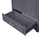 Bathroom Vanity With Sink, Cabinet & 2 Soft Closing Doors & Adjustable Shelf