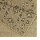 Earth GC_NTL1001 Jute/Black Indoor/Outdoor Area Rug