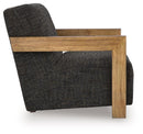 Dorney - Accent Chair - Charcoal / Brown by Unique Piece Furniture