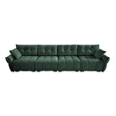 Modern Sofa & Pillows, Textured Cover, High Rebound Cushions by HouseOfZazla