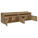 Sentnor 79-inch 4-door Engineered Wood TV Stand Media Console Mango