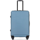 3 Piece Luggage Sets ABS Lightweight Suitcase with Two Hooks, Spinner Wheels, TSA Lock, (20/24/28) Blue