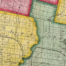Vintage Map of Sullivan County, New York 1840