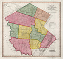 Vintage Map of Sullivan County, New York 1840