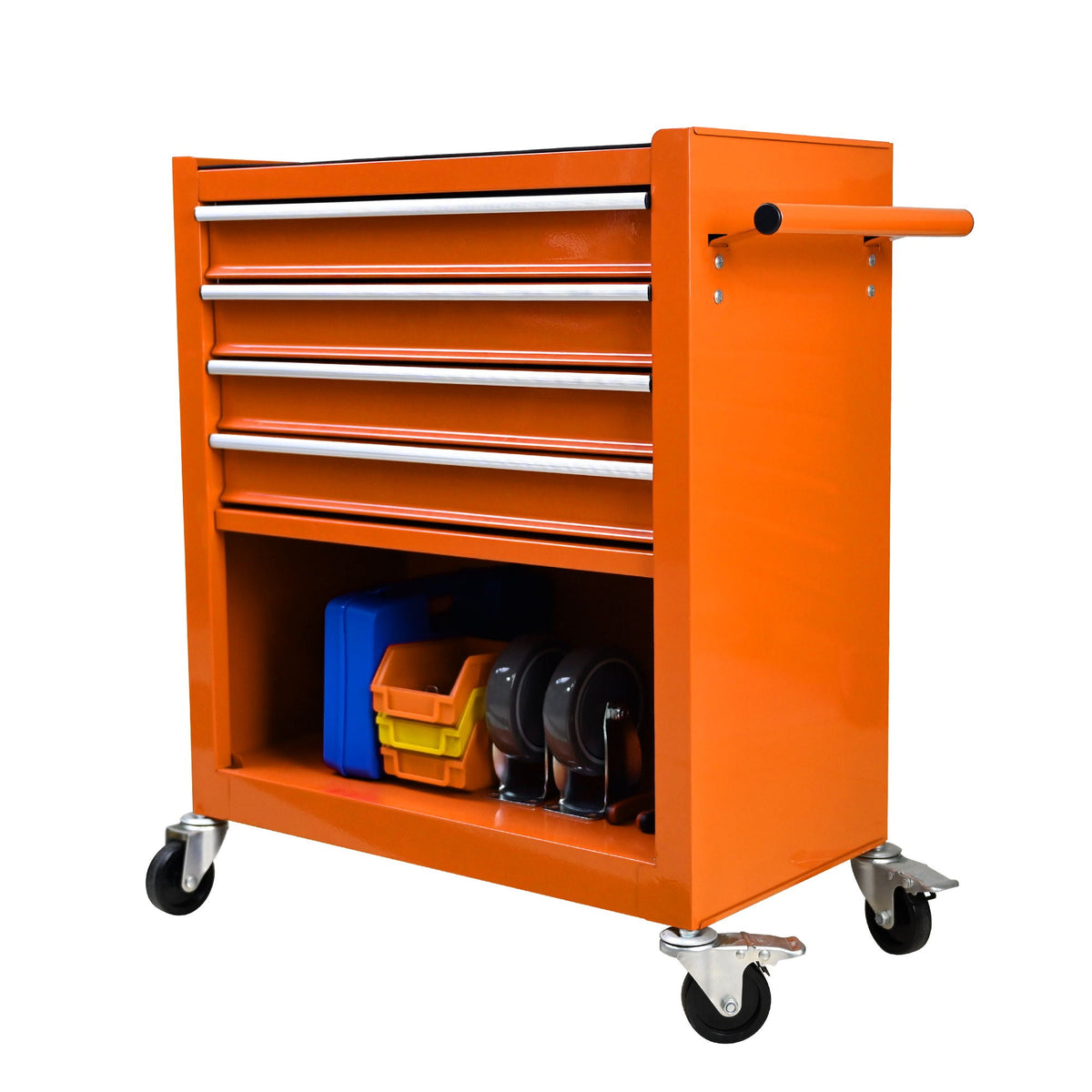 4 Drawers Multifunctional Tool Cart With Wheels, photo 6 of 38