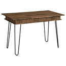 Writing Desk With 4 Hidden Storages - Brown by HouseOfZazla