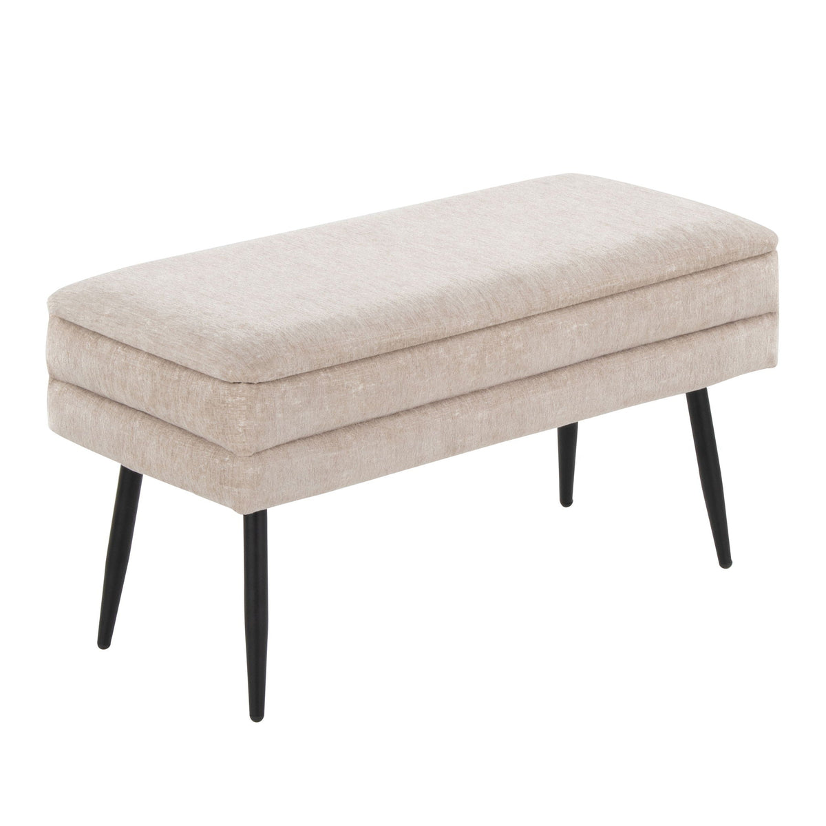 Neapolitan - Contemporary Storage Bench, photo 2 of 8