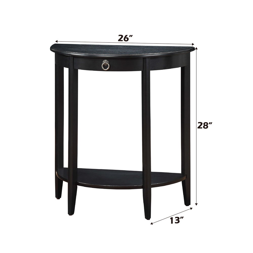 Justino II - Console Table - Black, photo 4 of 7