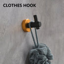 6 Piece Bathroom Towel Rack Set Wall Mount