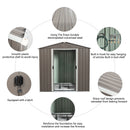 Outdoor Metal Storage Shed