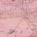 Vintage Map of Essex County, New York 1840