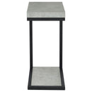 Snack Table With Industrial Base