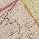 Vintage Map of St. Lawrence County, New York 1840