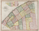 Vintage Map of St. Lawrence County, New York 1840