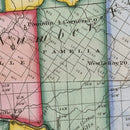 Vintage Map of Jefferson County, New York 1840