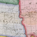 Vintage Map of Lewis County, New York 1840