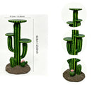 32'' Resin Saguaro Cactus Plant Stand with 3 Display Shelves