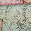 Vintage Map of Oneida County, New York 1840