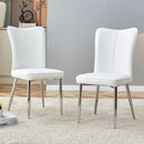 Modern Minimalist Dining Chairs With Metal Legs by HouseOfZazla