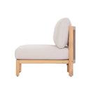 Acacia Wood Patio Furniture Club Chair Set of Two by HouseOfZazla