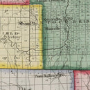 Vintage Map of Madison County, New York 1840