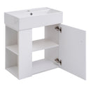 Modern Floating Bathroom Vanity With Ceramic Basin Perfect For Small Bathrooms by HouseOfZazla