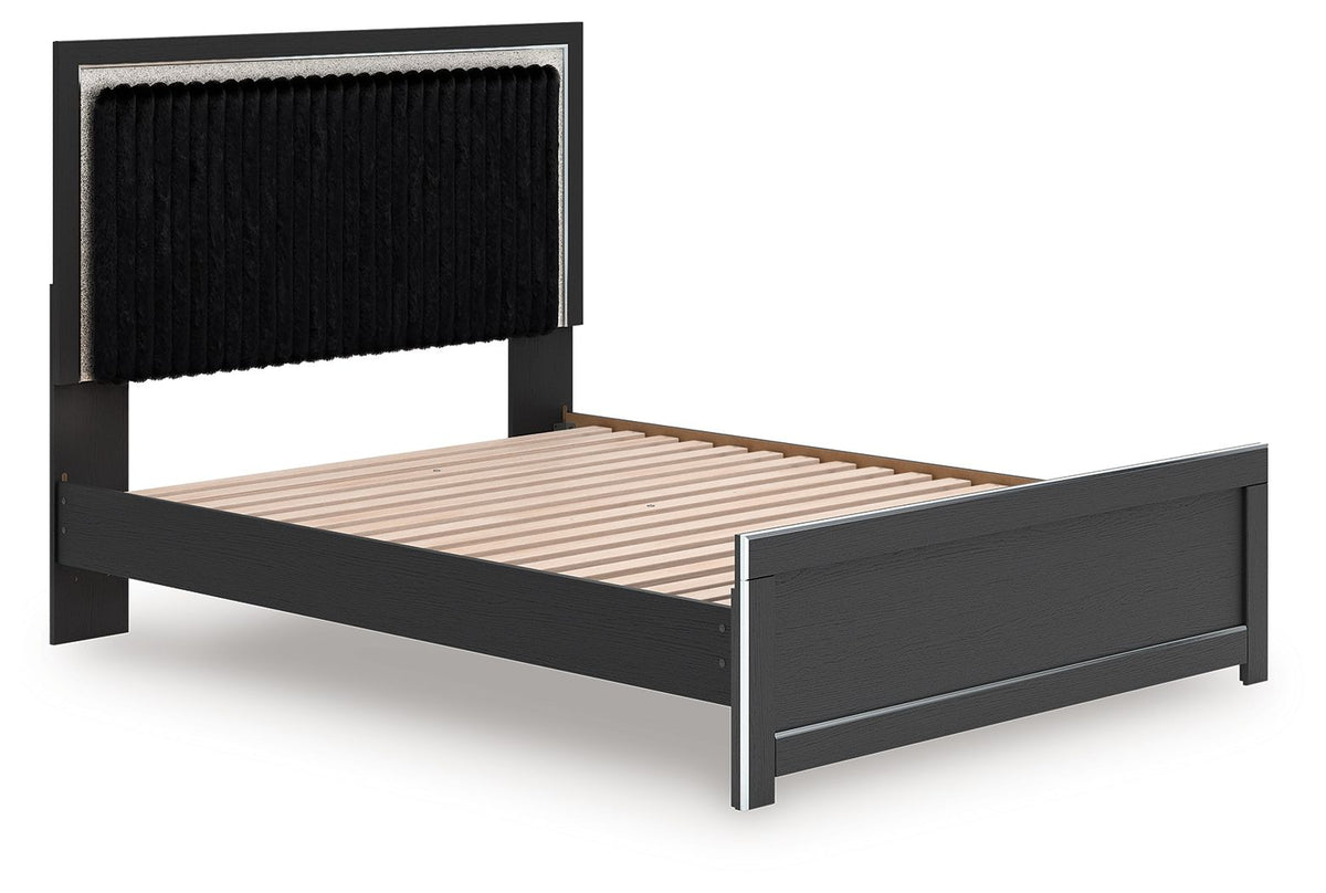 Zuraleus - Upholstered Panel Platform Bed With Roll Slats, photo 13 of 28