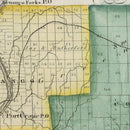 Vintage Map of Broome County, New York 1840