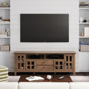 Artisan - TV Media Stand - Rustic Natural Aged Brown by HouseOfZazla