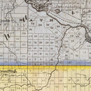 Vintage Map of Steuben County, New York 1840