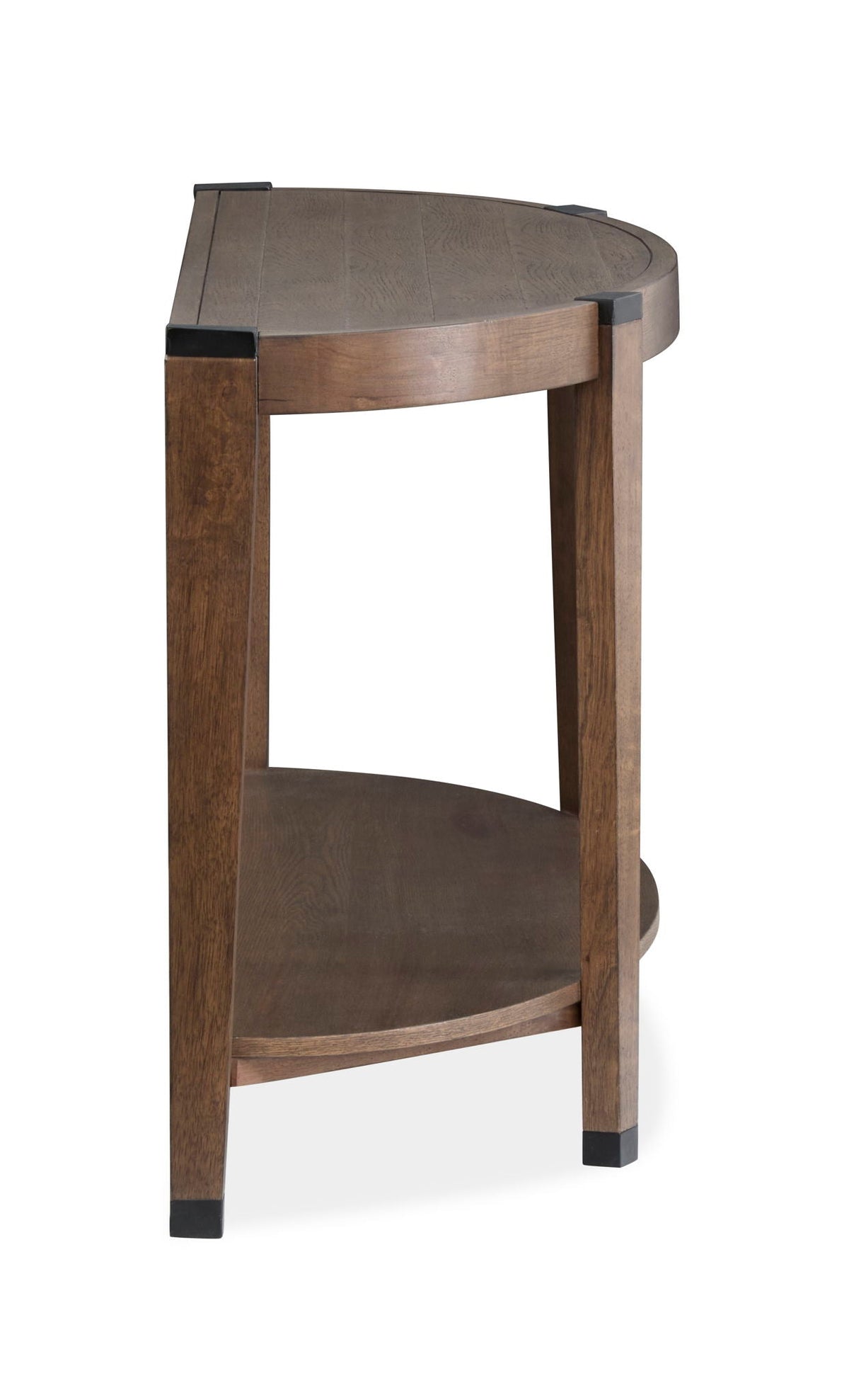 Kaysen - Demilune Sofa Table - Dark Brown, photo 5 of 7