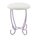 Priya II - Vanity Set - White & Light Purple