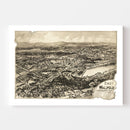 Vintage Map of East Walpole, Massachusetts 1898