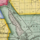 Vintage Map of Onondaga County, New York 1840