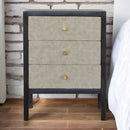 Nightstand, 3 Drawer - Black by Unique Piece Furniture