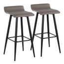 Ale - Contemporary Fixed Height Bar Stool (Set of 2) by HouseOfZazla