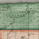 Vintage Map of Orleans County, New York 1840