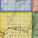 Vintage Map of Allegany County, New York 1840