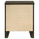 Clement - 2 Drawer Nightstand Bedside Table - Espresso by HouseOfZazla
