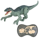 Remote Control Dinosaur Toys Jurassic Realistic RC Dinosaur Rechargeable T-Rex Walking Robot with 3D Eye Roaring Sounds Red Light Remote Control for 3