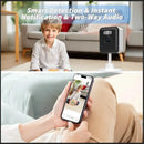 3MP Smart Home Security Camera – Night Vision, Two-Way Audio, Motion Detection, Alexa Compatible
