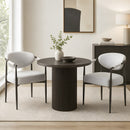 Modern Dining Chairs Set of 2 with Bronze Iron Frame by HouseOfZazla