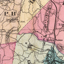 Vintage Map of Morris County, New Jersey 1872